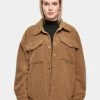 URBAN CLASSICS Damen Übergangsjacke Ladies Sherpa In Braun 2 URBAN CLASSICS Damen Übergangsjacke Ladies Sherpa In Braun -Modegeschäft für Damen urban classics uebergangsjacke braun 914836