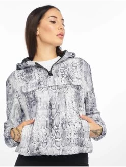 URBAN CLASSICS Damen Übergangsjacke Pattern In Bunt