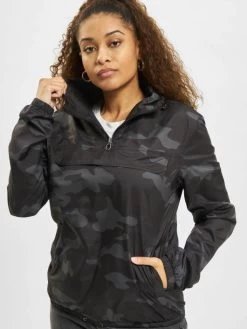URBAN CLASSICS Damen Übergangsjacke Camo In Camouflage