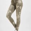 Damen Skinny Jeans Lepaers In Grau